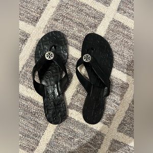 Tory Burch black flip flops